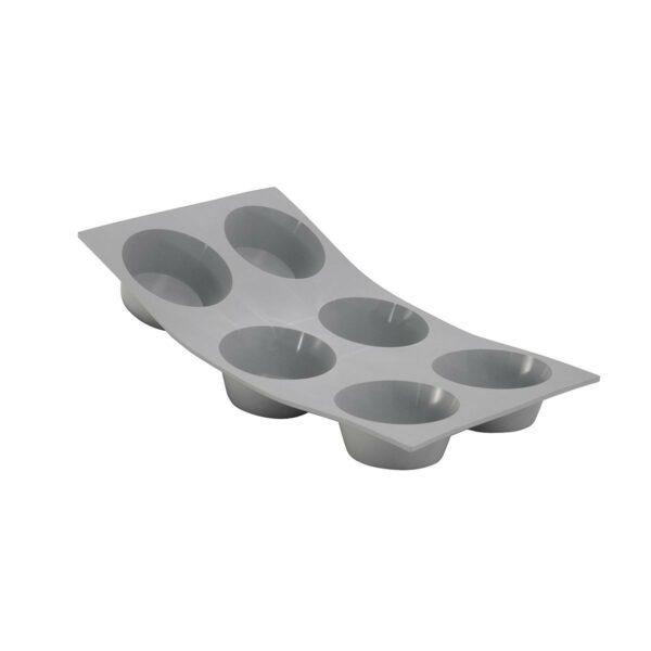 Moule 6 muffins silicone Elastomoule