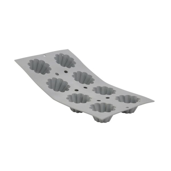 Moule 8 briochettes silicone Elastomoule