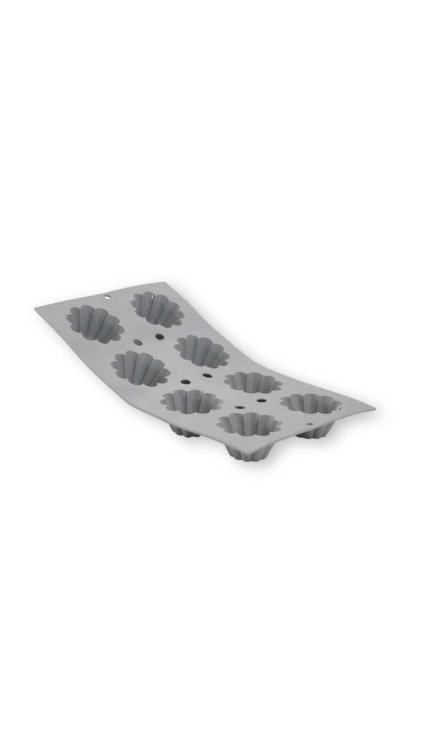 Moule 8 briochettes silicone Elastomoule