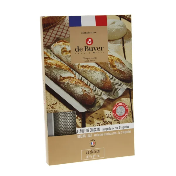 PLAQUE DE CUISSON BAGUETTE INOX